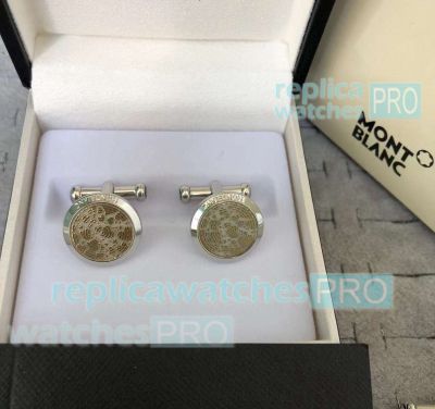 Stainless Steel Mont blanc Contemporary Cufflinks Men Gifts